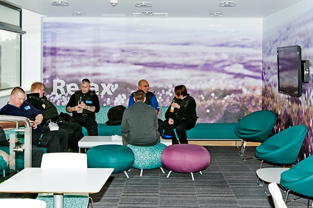 Staff eating area<br/>Rochdale Divisional Headquarters official opening 