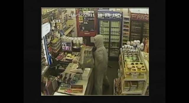 CCTV images following an attempted robbery in Newbold General Store on Bilberry Street, Rochdale 