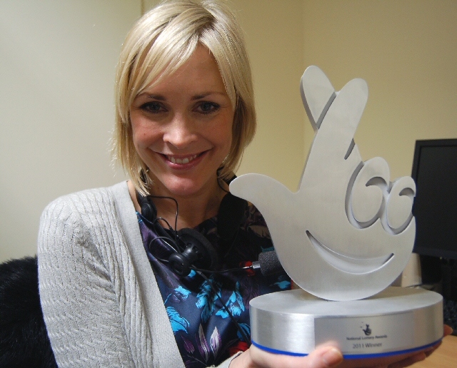 National Lottery Draw Show host, Jenni Falconer