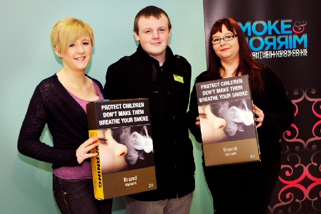 Leigh Revilles, James Bannon and Charlotte Watson at the Watching Me, Watching You event 