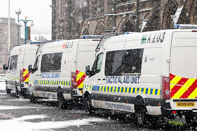 North West Infidels demonstration in Rochdale<br/>Saturday 4 February 2012