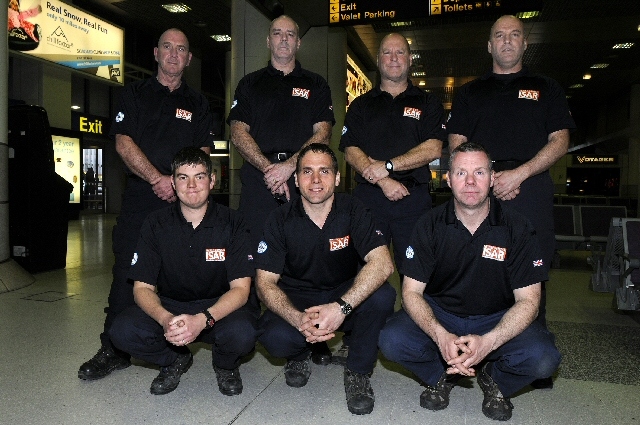 Seven firefighters from GMFRS flew to the earthquake zone in Japan last year 