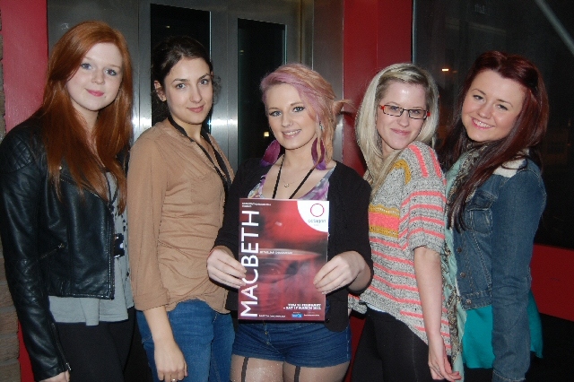 Students from Rochdale Sixth Form College  attended Macbeth at the Octagon Theatre, in Bolton.
 

