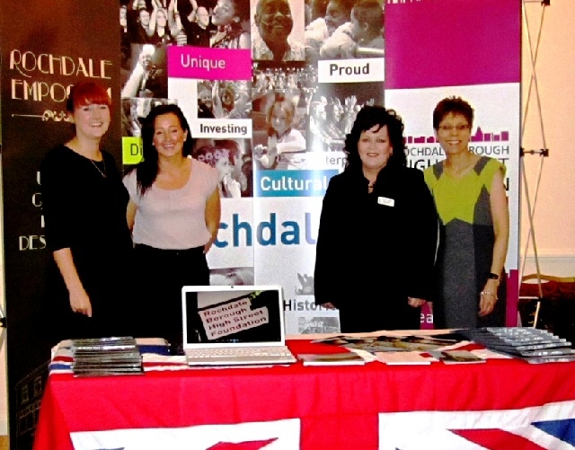 Rochdale’s team: Suzy Woods, Frances Fielding, Debbie O’Brien and Elaine Simons at the London event