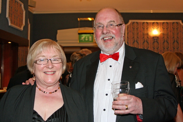 John and Lis Kay at the fundraising dinner