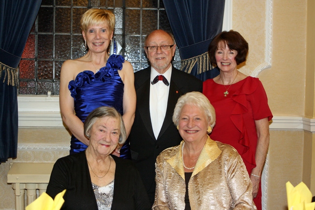 Springhill Hospice President and Founder, Margaret Geoghegan, Dame Mary Peters DBE, Dr Janet Gray MBE, Jim Dobbin MP and Pat Dobbin