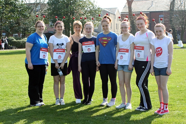 Sport Relief Mile 2012<br/>Girlguides