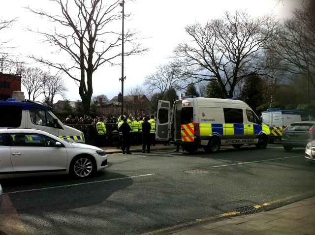 Police presence in Heywood