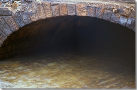 The River Roch uncovered in the Town Centre in 1996