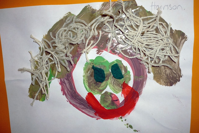 Healey Primary child's self portrait