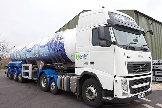 United Utilities ‘Water on Wheels service’ 