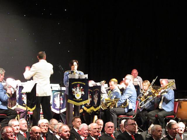 Ashton Brass Band and the Rossendale Male voice choir