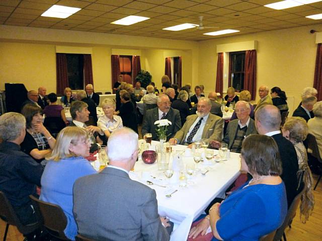 Community members, Councillors and supporters at the Coach House Trust dinner 