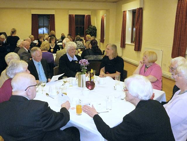 Community members, Councillors and supporters at the Coach House Trust dinner 