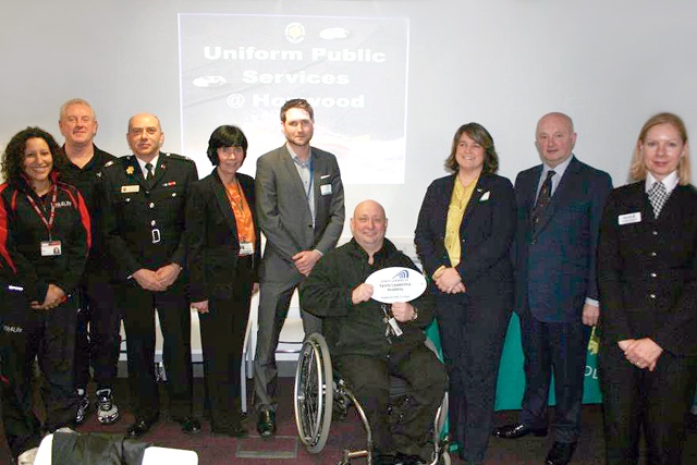 Farah Rehman – Link for Life, Alan Morton – Link for Life, Rochdale Borough Commander David Kirkham - GM Fire and Rescue, Lesley Hawkins – Assistant Principal, Alan Brierley – Sports Leader UK NW Regional Manager, Terry Morley – Curriculum Manager UPS, Michaela Hutchings - Sports Leader UK Operations Manager, Lord-Lieutenant of Greater Manchester - Warren J. Smith, Chief Superintendent Annette Anderson – Rochdale Division