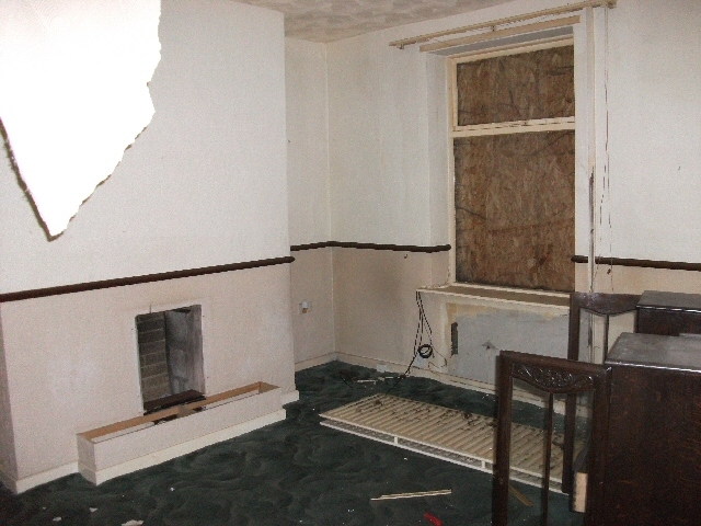 Interior shot of the property before work started