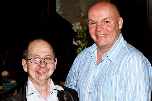 Jack Nothover and Dale Trust Chairman Dave Gartside<br \>Gary Jones Testimonial Event