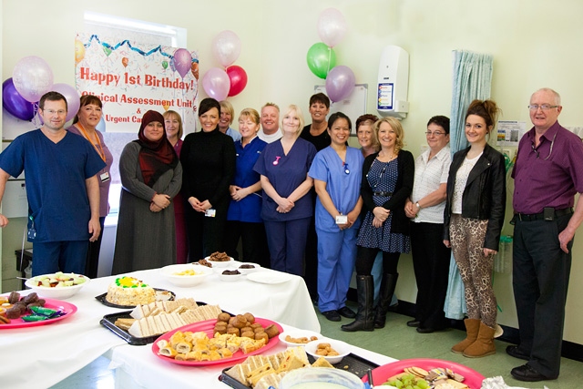 Staff at Rochdale's Clinical Assessment Unit celebrate first year‏