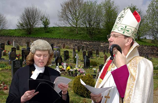 Consecration of the graveyard extension at St Andrew's, Dearnley and Smithy Bridge
