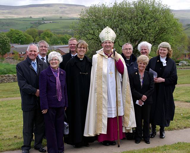 Consecration of the graveyard extension at St Andrew's, Dearnley and Smithy Bridge
