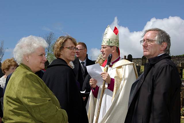 Consecration of the graveyard extension at St Andrew's, Dearnley and Smithy Bridge
