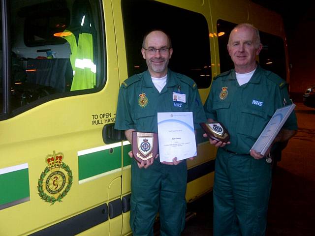 Patient Transport Service Care Assistants, Alan Davey and John Taylor