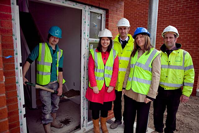 Apprentice David Anderson, Gemma Glossop (RBH), Glynn Rhodes (Southdale) Clare Tostevin (RBH) and Brendan Fajt (Southdale)