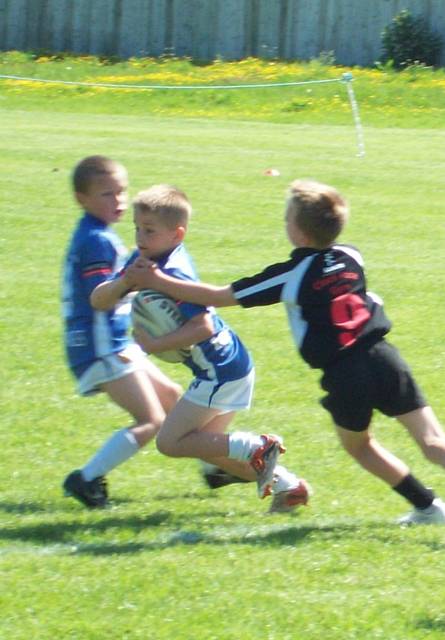 Bradley Schofield on the attack against Eccleston