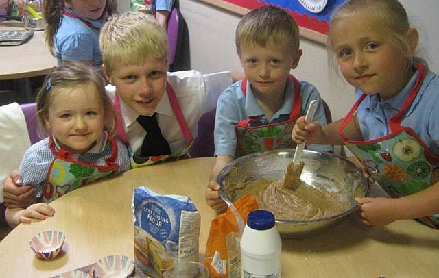 Making Jubilee cakes