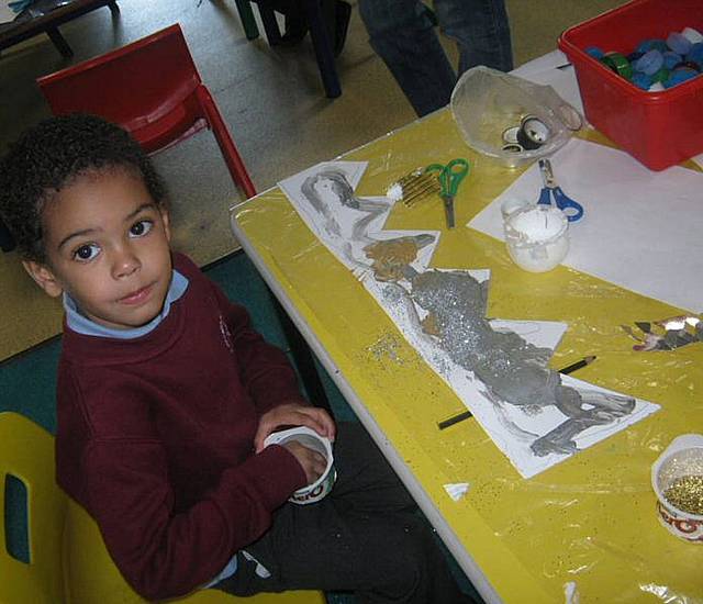 Joshua making his Jubilee crown