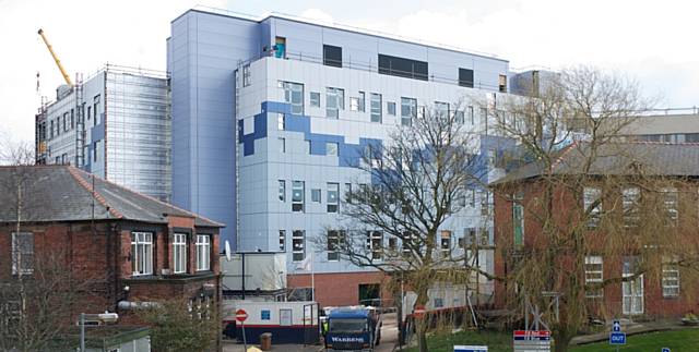 Ahead of schedule: Construction work on The Royal Oldham’s new £44m Women and Children’s Unit 

