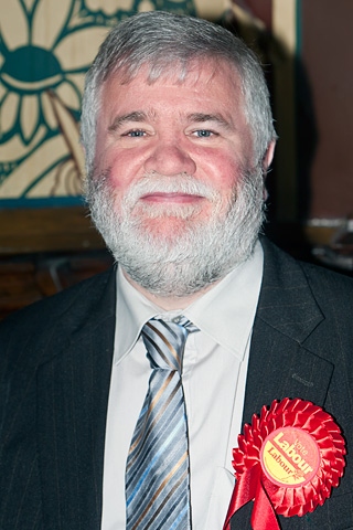 Terry Linden, newly elected councillor for Milkstone and Deeplish