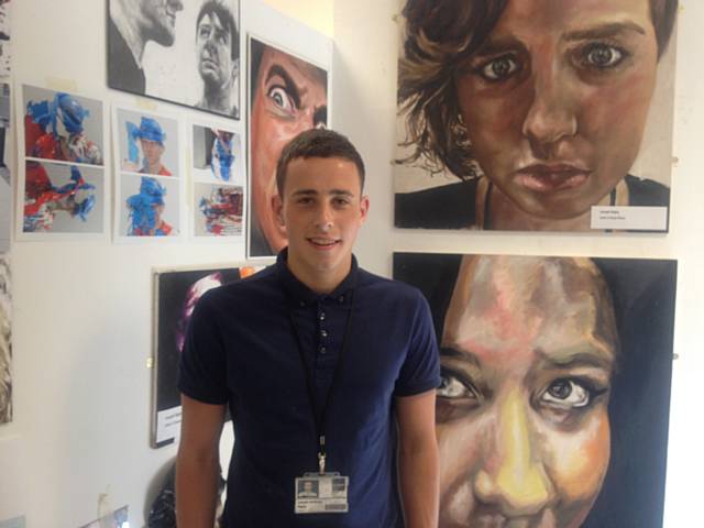 Rochdale Sixth Form College Art Student Joe Rigby