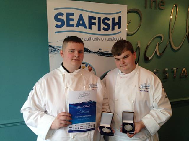 John Hunt and Marc Rothwell with their silver medals