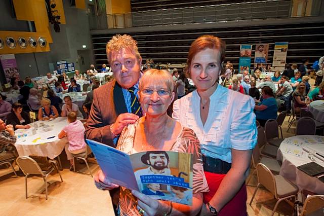 Councillor Jean Hornby with Andrew Searle and Jane Timson from the Rochdale Borough Adult’s Safeguarding Board united to fight adult abuse