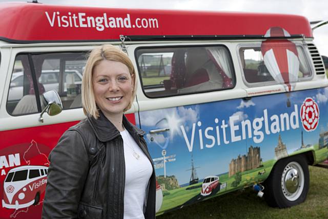 Rachel and her customised campervan, Rosie 