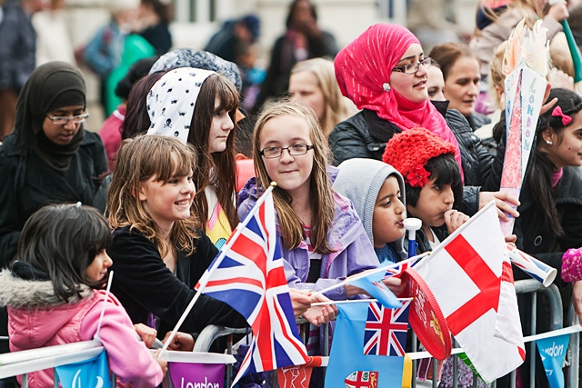 Thousands turn out to see Olympic Flame