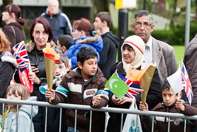 Thousands turn out to see Olympic Flame