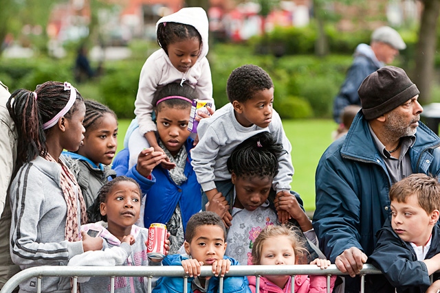 Thousands turn out to see Olympic Flame