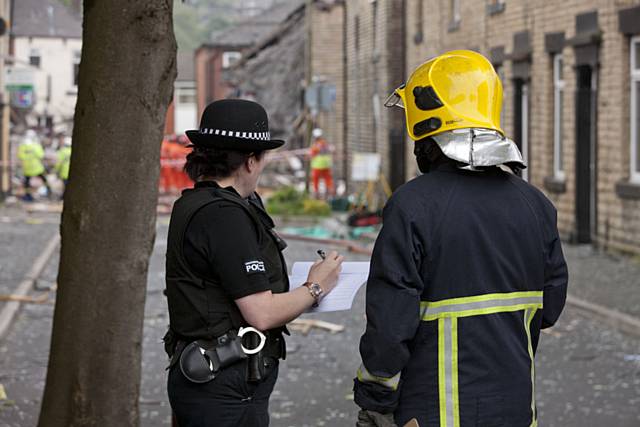 Shaw Explosion, specialist search and rescue teams are involved in the operation 