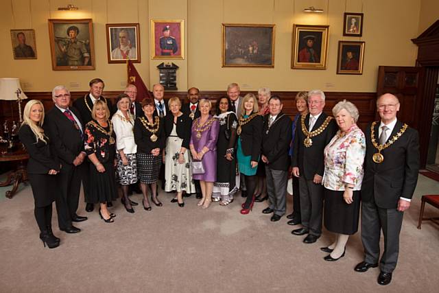 The High Sheriff of Greater Manchester, Mr George Almond CBE DL, chose the Fusilier Museum as the venue for one of his first events of the year, the Mayoral Lunch which took place on Sunday 24 June. The Mayor and Mayoress of Rochdale are for right.