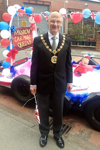 Mayor James Gartside<br />Milnrow, Newhey and District Carnival 