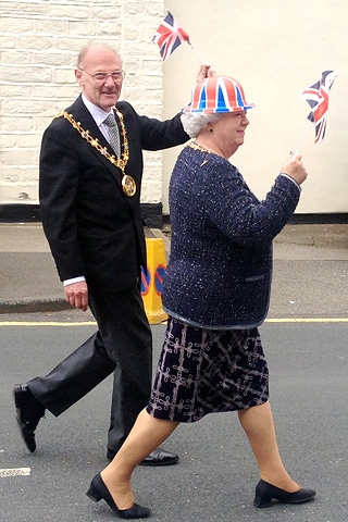 Mayor and Mayoress, James and Jane Gartside, Milnrow, Newhey and District Carnival 