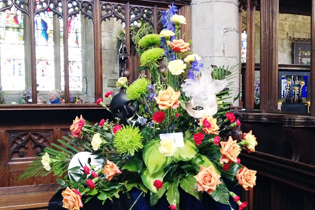 Middleton Parish Church is in bloom for Jubilee