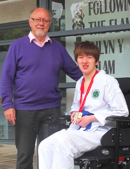 Jimmy’s grandfather, Jim Dobbin MP and Jimmy Webster 