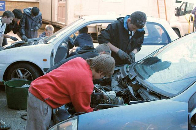 Two vehicles loaned to  Matthew Moss High School were totally dismantled by the learners aged between 12 and 14 