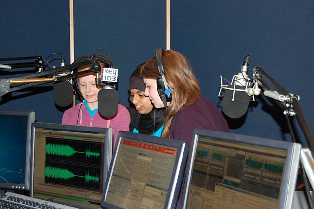 More than half a million people will hear fire safety radio adverts about the dangers of starting deliberate fires and making hoax 999 calls voiced by children from Kingsway Park High School 