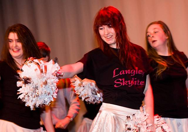 Young performers at last year’s talent show
