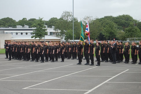 Hundreds of people attended the ceremony at Hopwood Hall College to mark the students’ completion of the Uniformed Public Services BTEC course