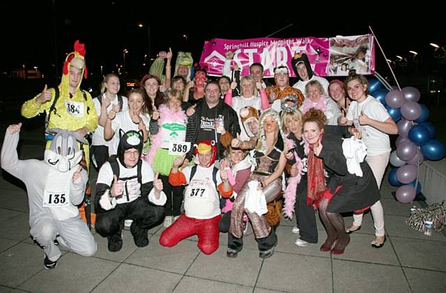 Jenny McAlpine at the start of the Annual Springhill Hospice Midnight Walk